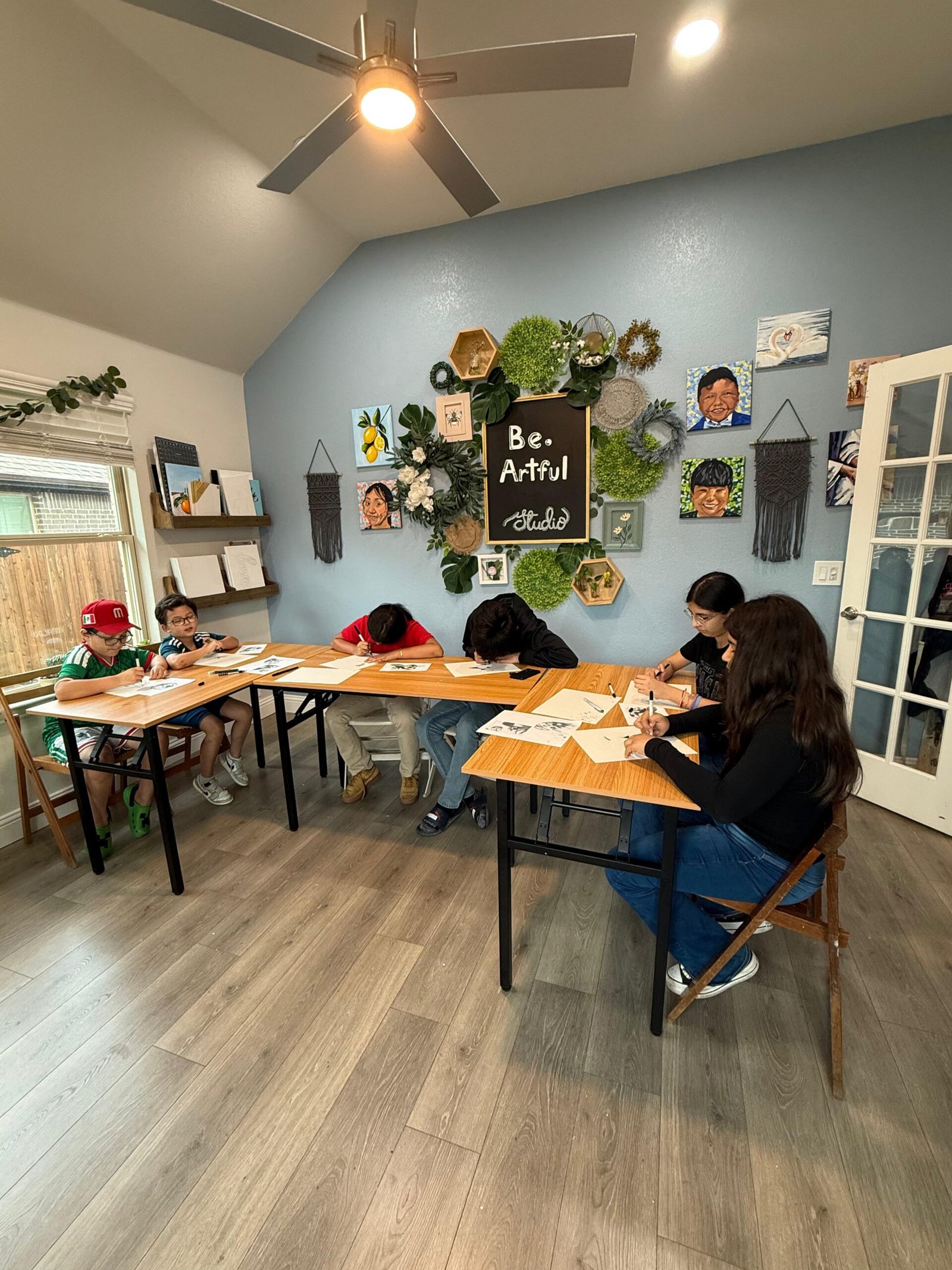 Painting and creative workshop at Be.Artful Studio