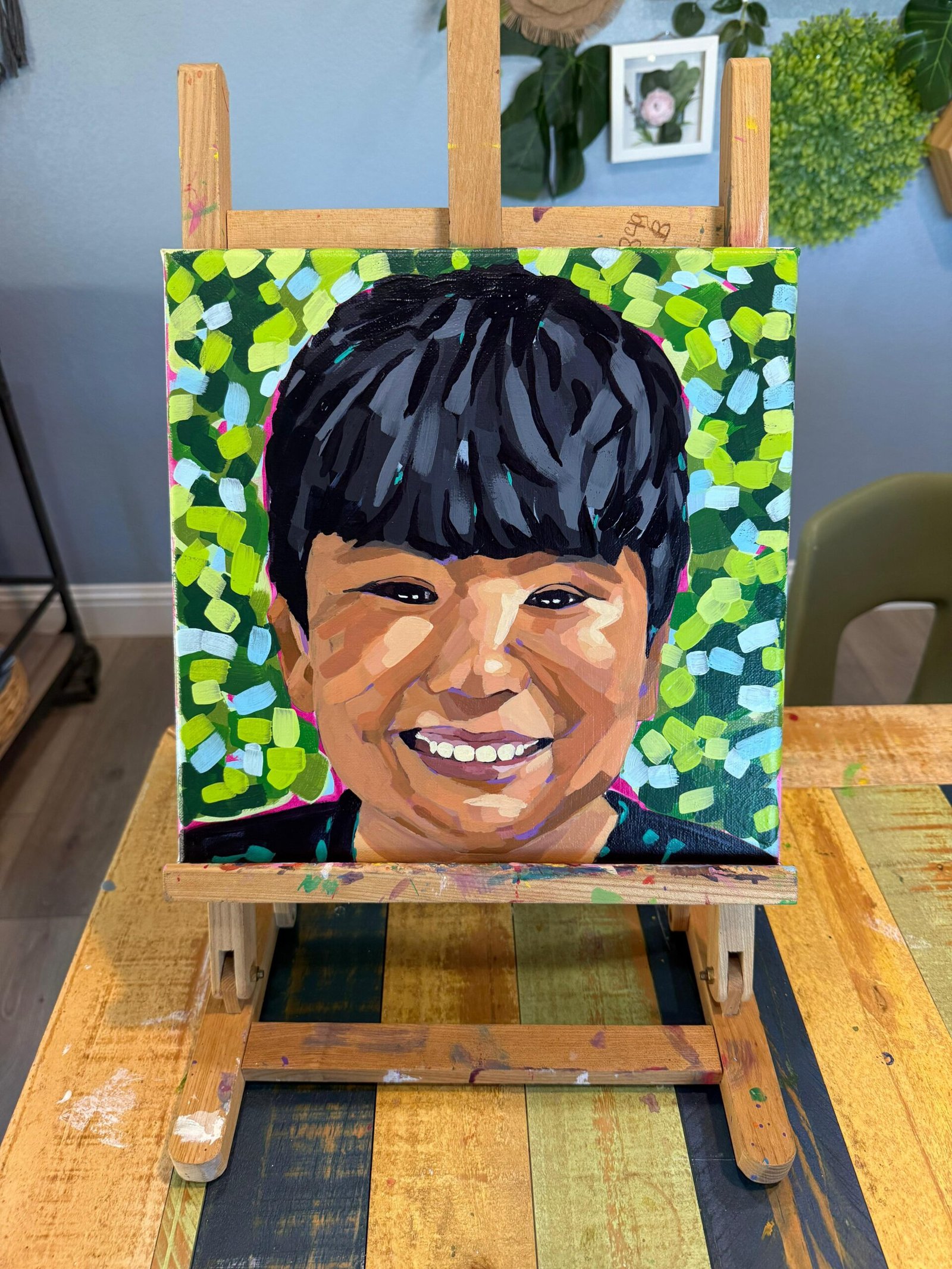 Hand painted acrylic artwork by Be.Artful Studio
