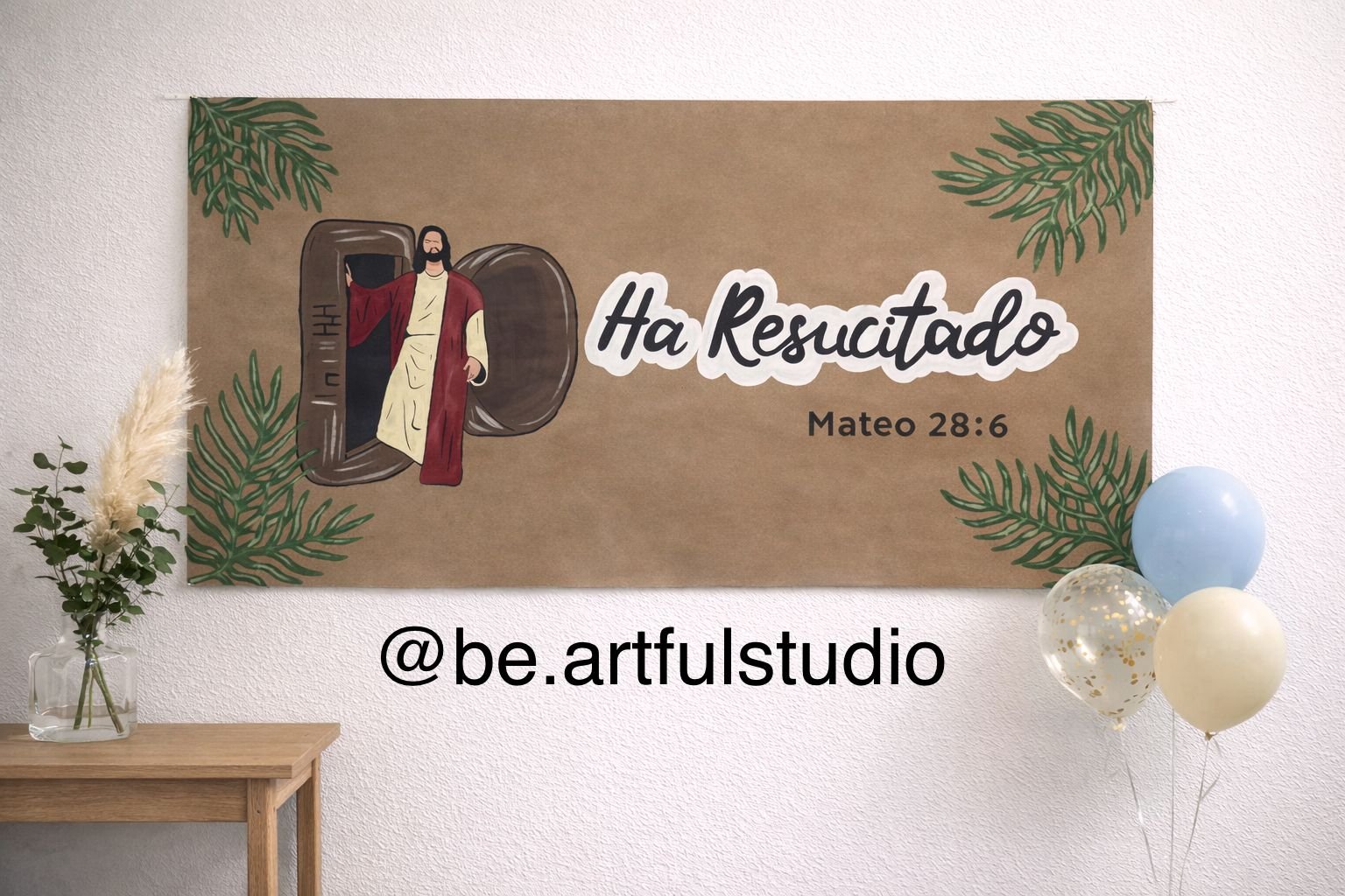 Custom celebration banner