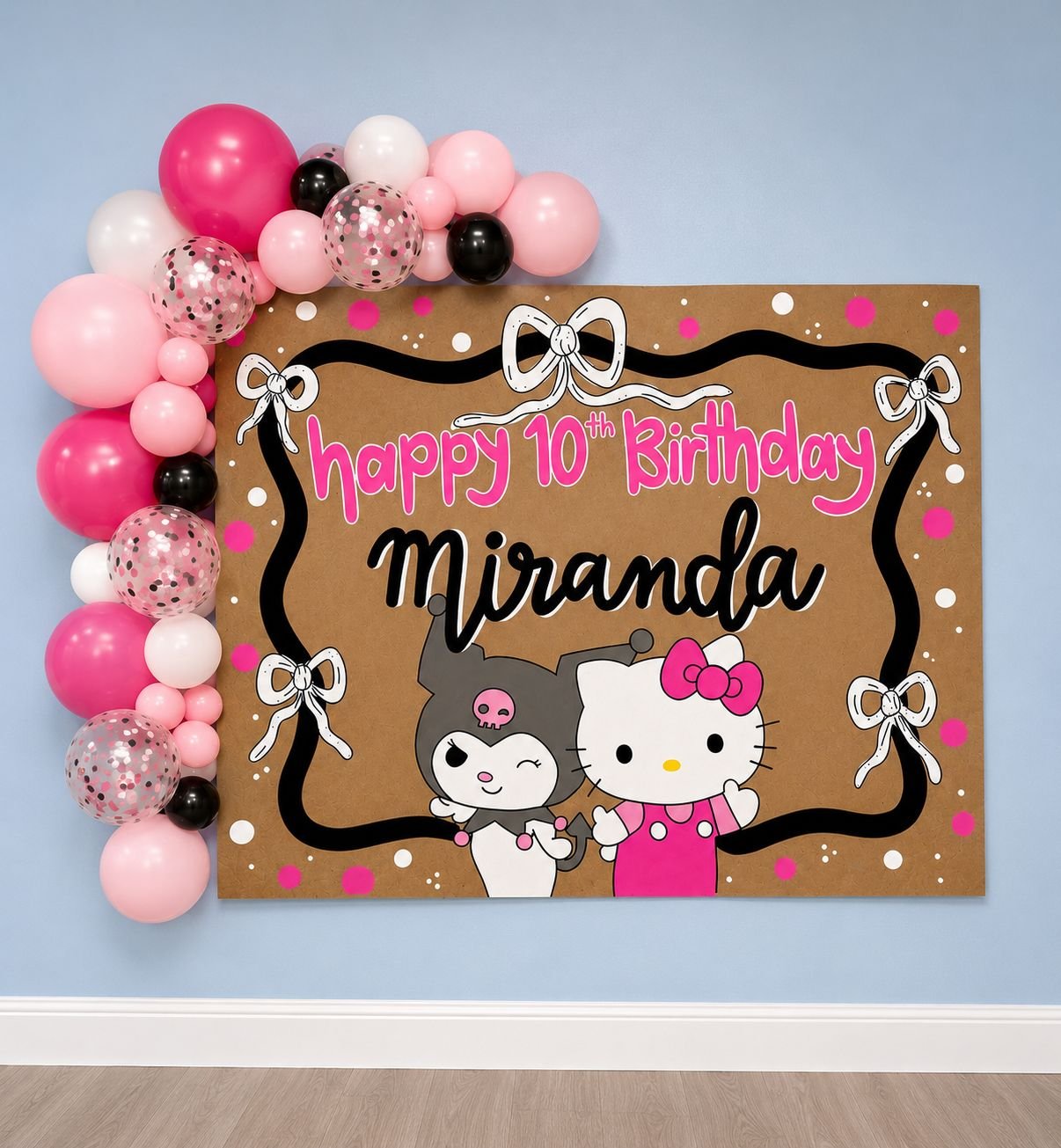 Real hand-painted banner