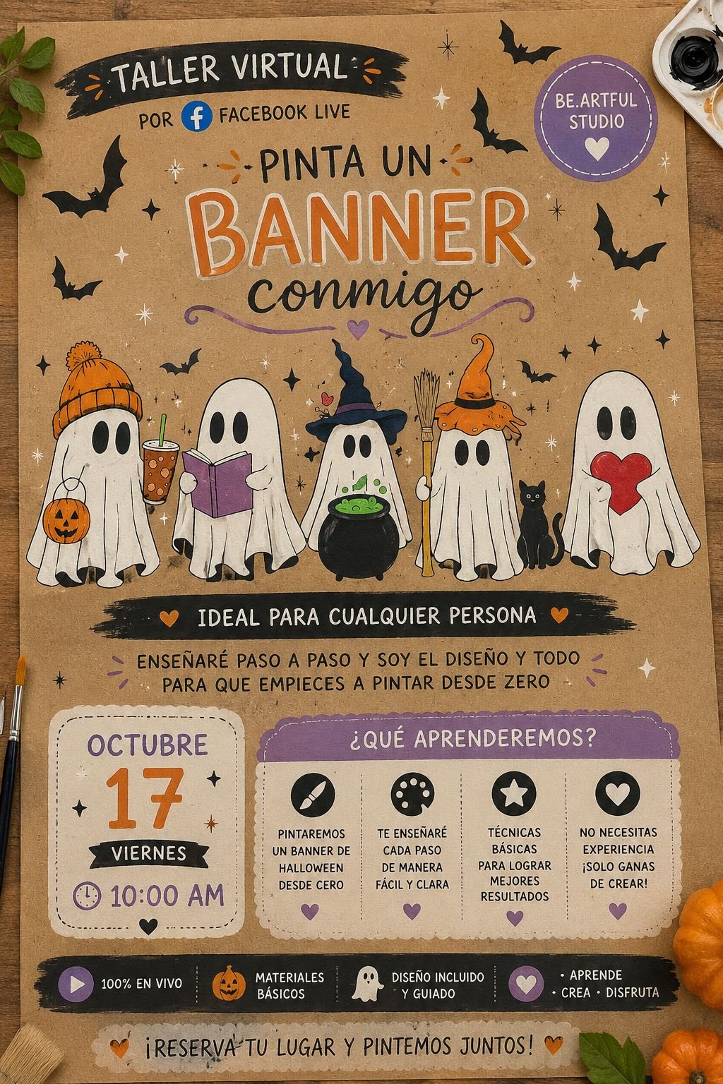 October Virtual Class — Halloween Edition